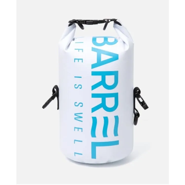 Barrel Piece Logo Dry Bag 4L-WHITE