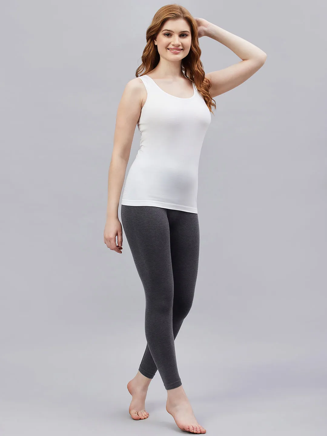 Heatmax Teen Sleeveless Inner - White